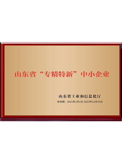 山东省“专精特新”中幼企业